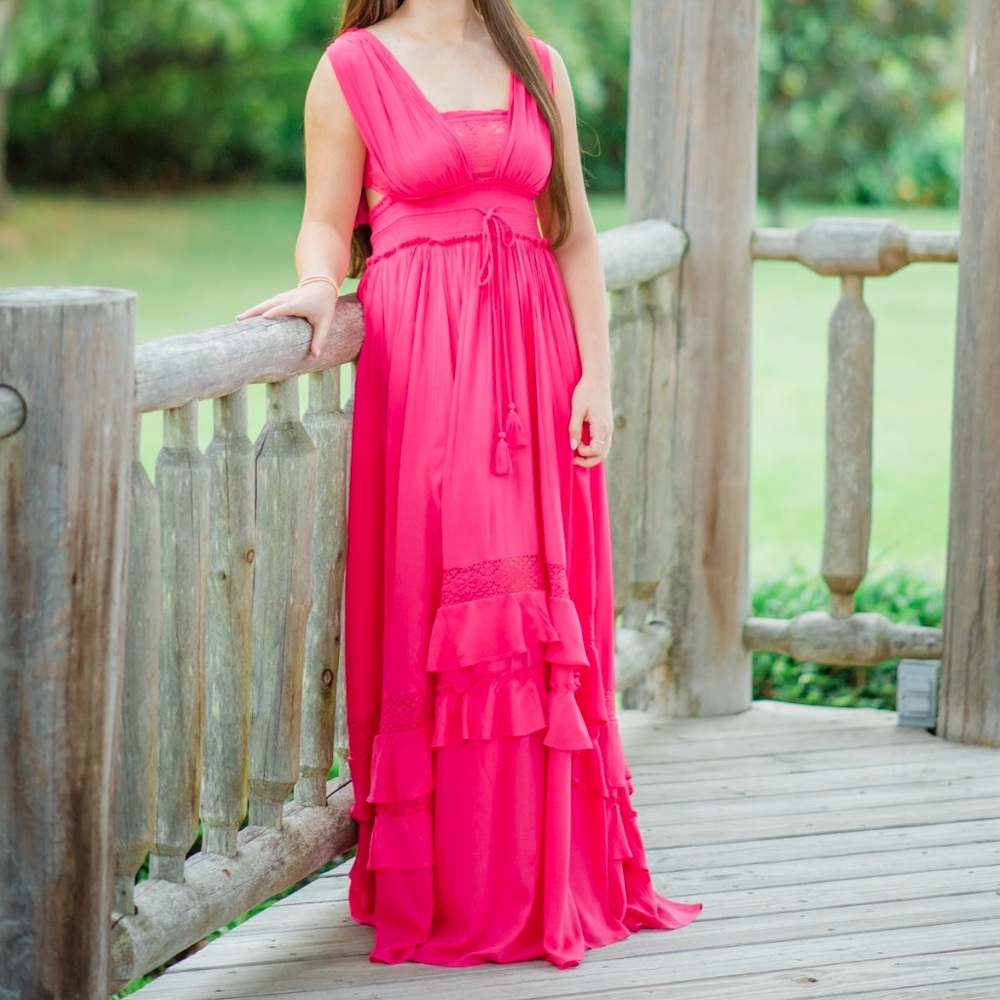 FREE PEOPLE Santa Maria Maxi Dress size S
